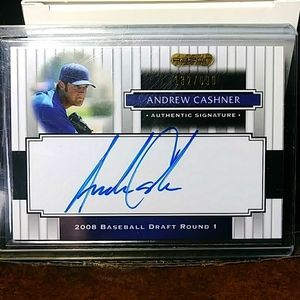 Andrew cashmere /699 #119 autograph.